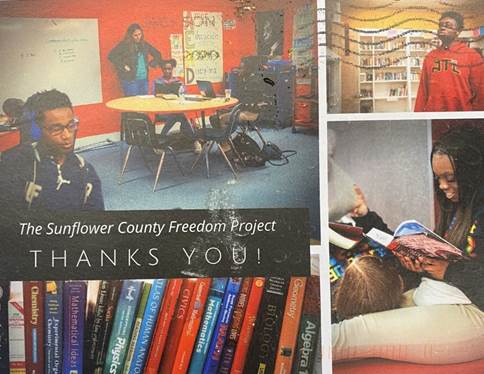A postcard from the Sunflower County Freedom Project.
